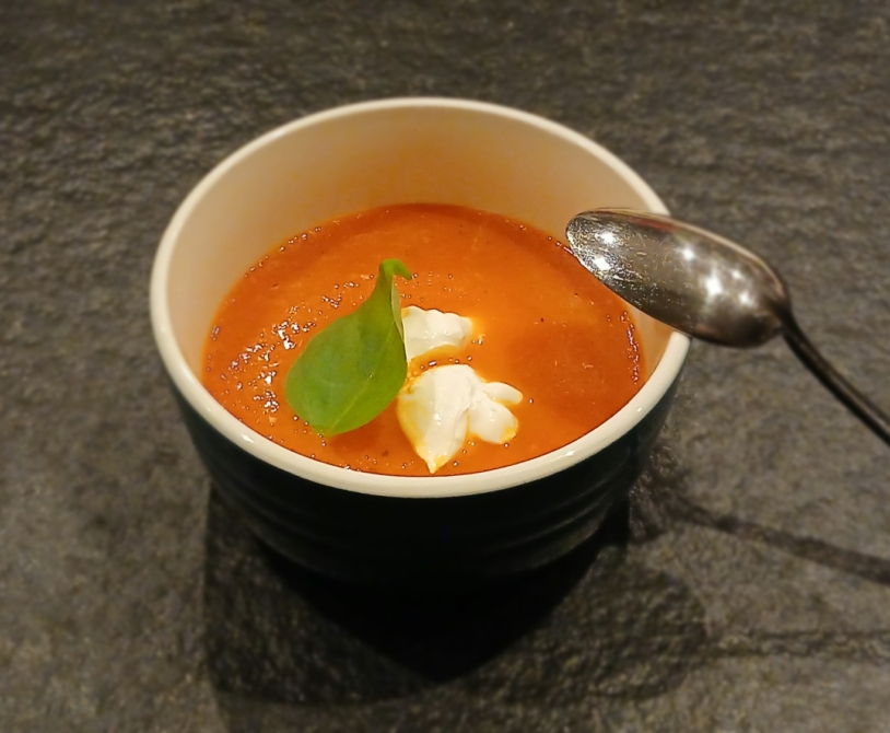 Geroosterde paprika-tomatensoep